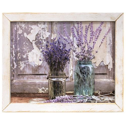 Abundance of Beauty Framed Print White Frame 1725 W x 135H - The Fox Decor