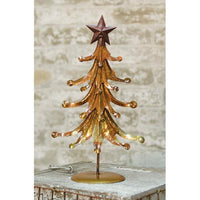 Rusty Metal Star Tree - The Fox Decor