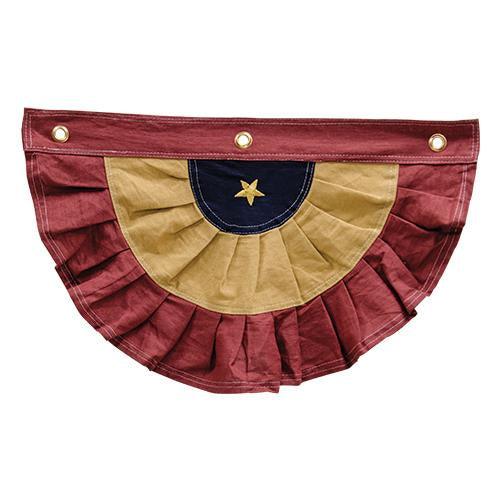 Burgundy & Gold Americana Bunting 20 - The Fox Decor