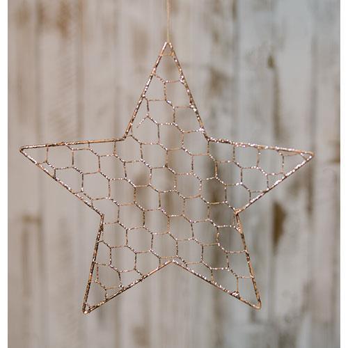Wire Star Ornament 10 - The Fox Decor
