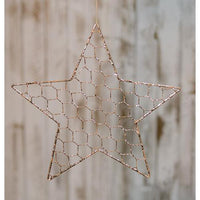 Wire Star Ornament 10 - The Fox Decor