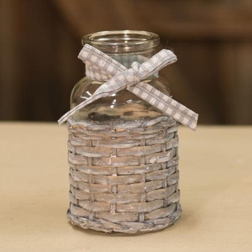 Seagrass Glass Bottle - 5 - The Fox Decor