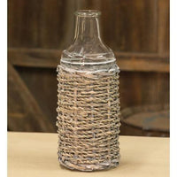 Seagrass Glass Bottle - 75 - The Fox Decor