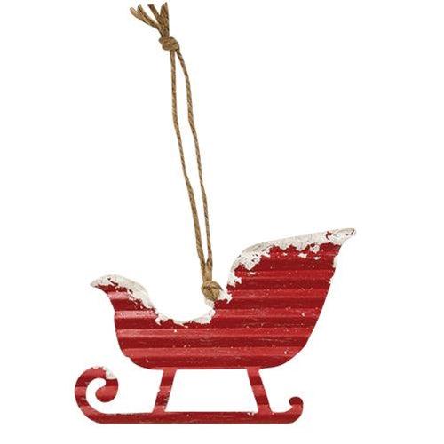 Sadie's Sled Ornament - The Fox Decor