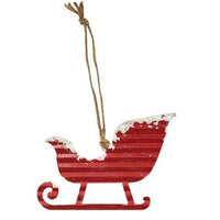 Sadie's Sled Ornament - The Fox Decor