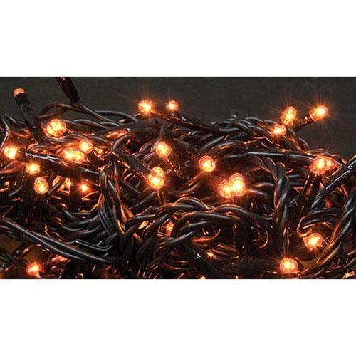 Orange Teeny Lights 50 Count - The Fox Decor