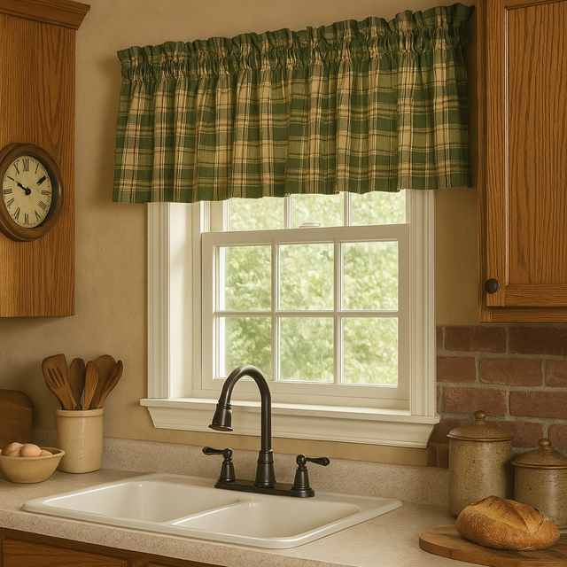 primitive kitchen curtains