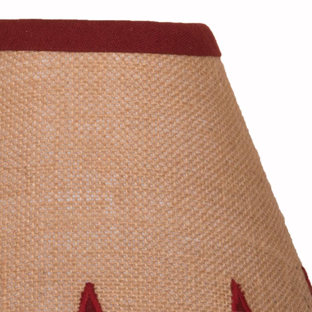 Heritage House Star Lampshade 10 In Barn Red 0R040017 - The Fox Decor