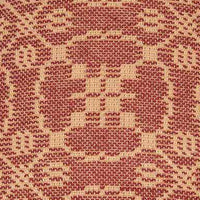 Barn Red Tan Marshfield Jacquard 10