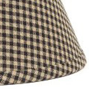 Black Oat Newbury Gingham 10" Lampshade 0R670011 - The Fox Decor