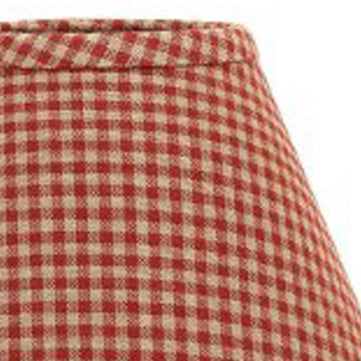 Barn Red Oat Newbury Gingham 10" Lampshade 0R670017 - The Fox Decor