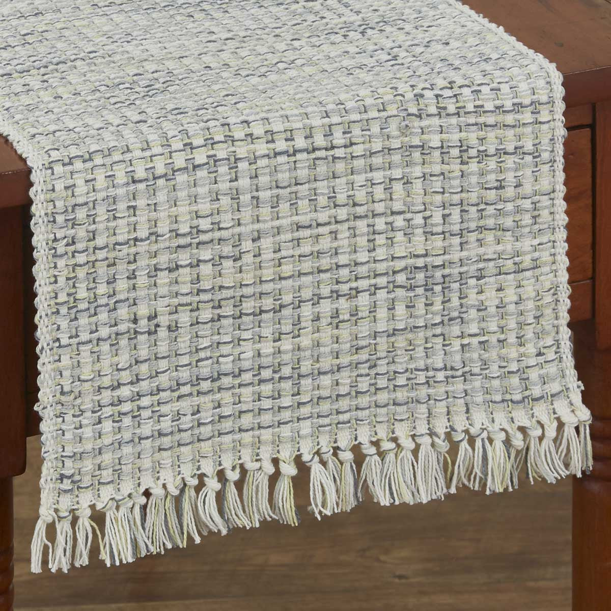 Basketweave Table Runners - Rain 36" Park Designs - The Fox Decor