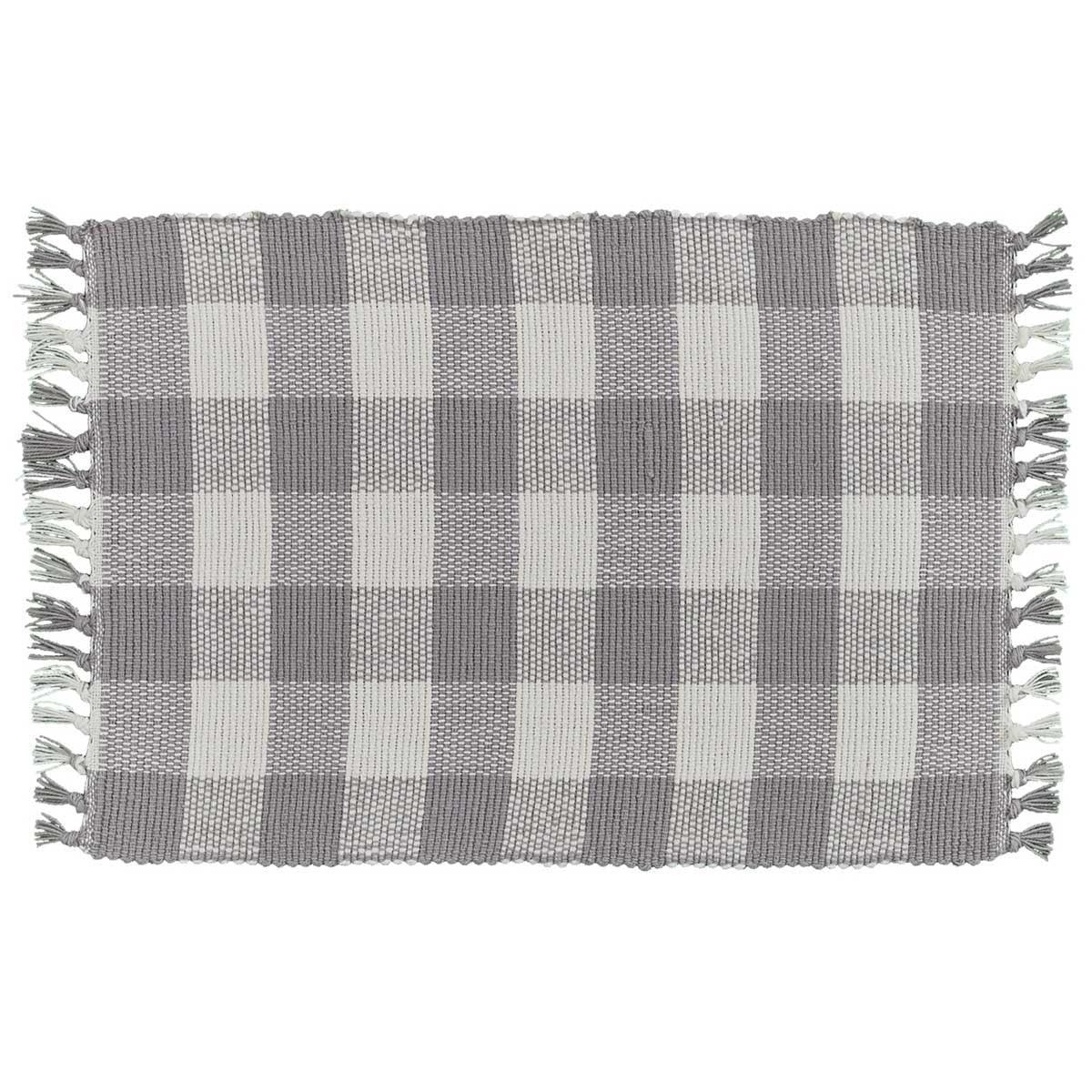 Wicklow Check Placemats - Dove Set Of 6 Park Designs - The Fox Decor