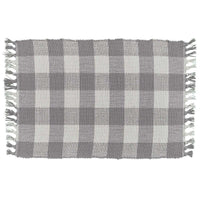 Wicklow Check Placemats - Dove Set Of 6 Park Designs - The Fox Decor