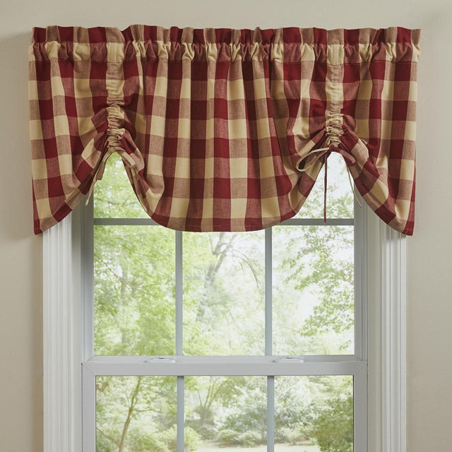 Wicklow Check Valance - Farmhouse Garnet Park designs - The Fox Decor