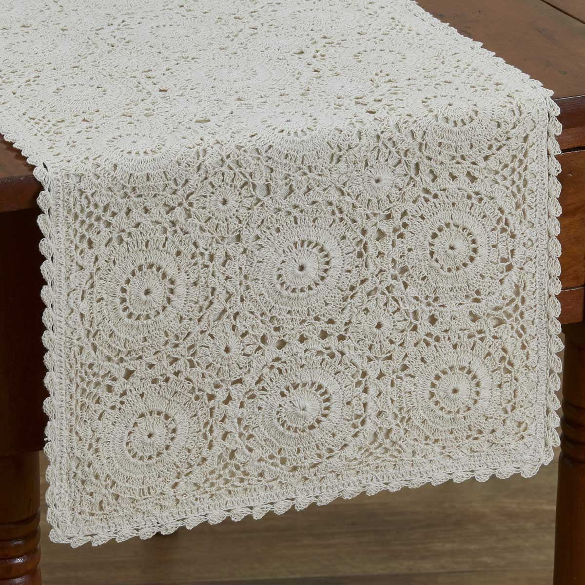 Lace Table Runner - Cream 13" x 54" Park Designs - The Fox Decor