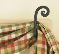 Curtain Hooks - Forged Scroll Park Designs - The Fox Decor