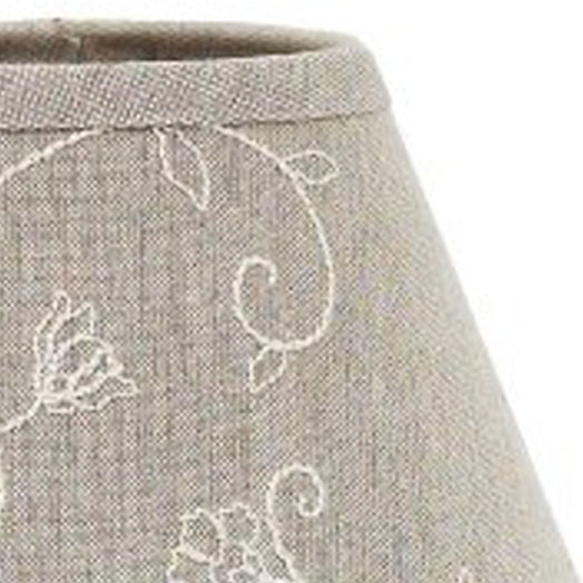 Taupe Candlewicking Taupe 12" Lampshade 2R440038 - The Fox Decor