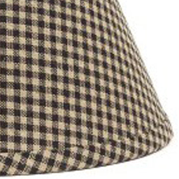 Black Oat Newbury Gingham 12" Lampshade 2R670011 - The Fox Decor