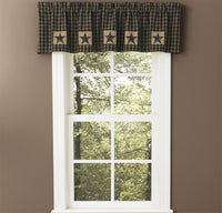 Thumbnail for Sturbridge Patch Valance - Black Park designs - The Fox Decor