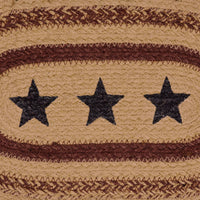 Potomac Jute Braided Placemat Stencil Stars 10