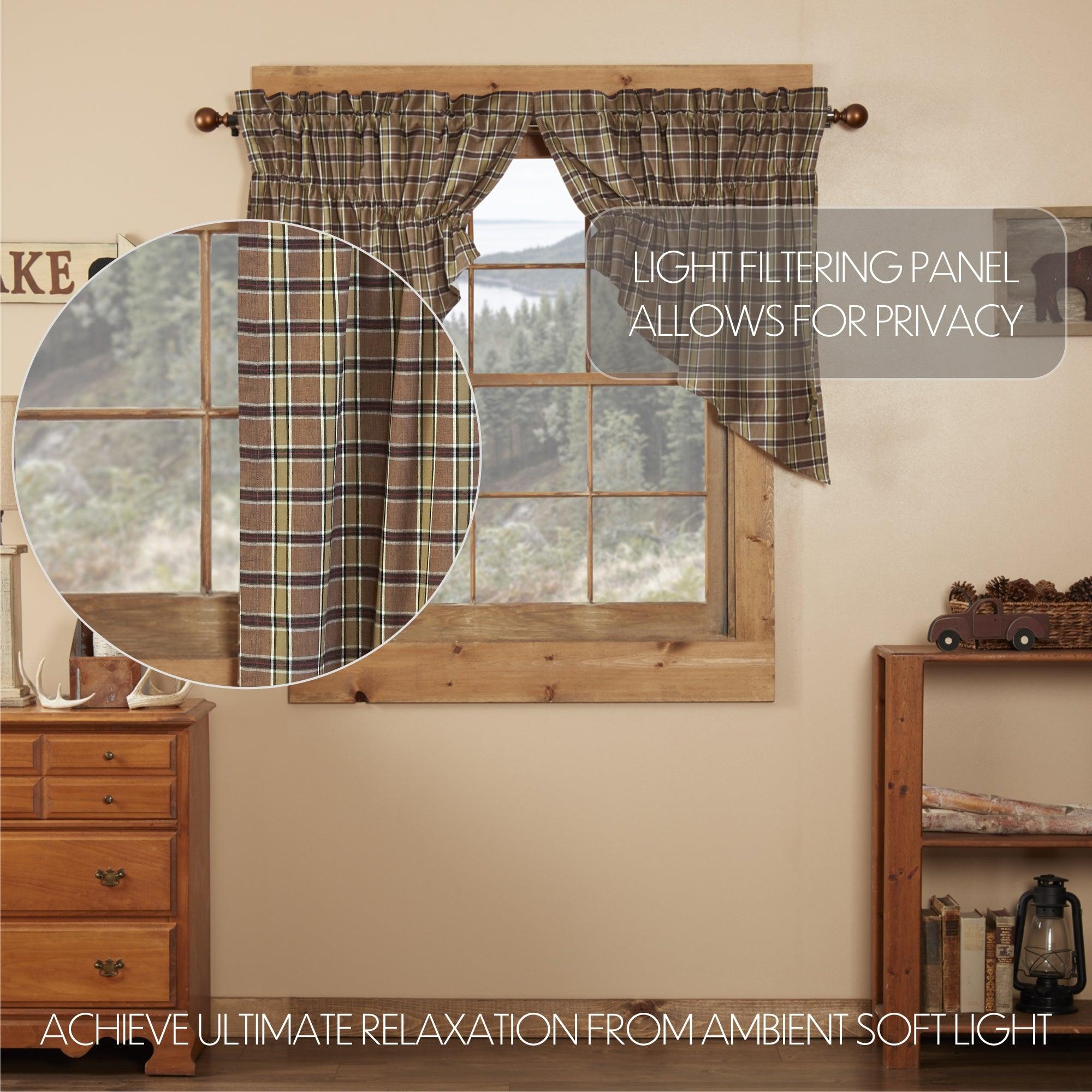 Wyatt Prairie Swag Curtain Set of 2 - The Fox Decor