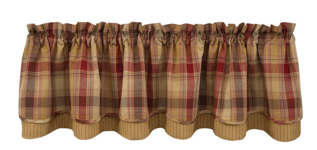Hearthside Valance - Lined Layered Park Designs - The Fox Decor