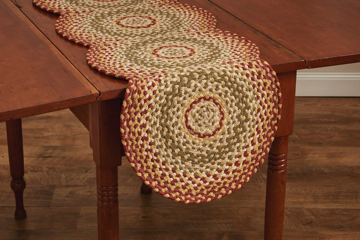 Park Designs Mill Village Braided Chair Pad