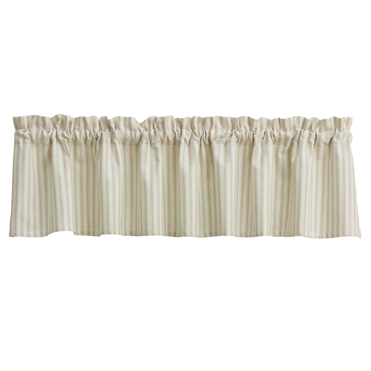 Cotton Wreath Ticking Valance 72" x 14" Park designs - The Fox Decor