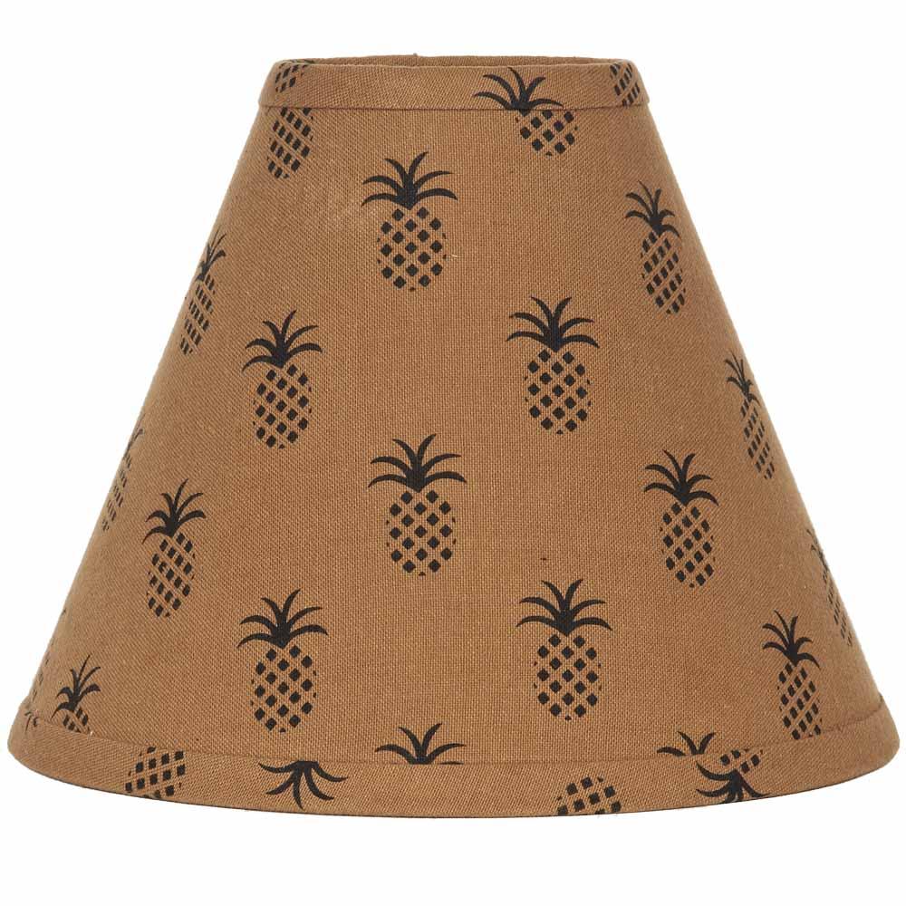 Mocha Black Pineapple Town 14" Lampshade 4W101033 - The Fox Decor