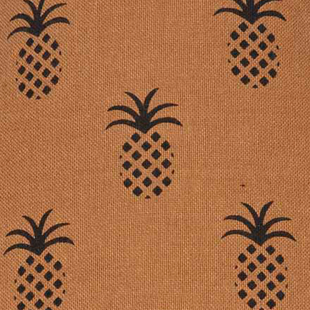 Mocha Black Pineapple Town 14" Lampshade 4W101033 - The Fox Decor