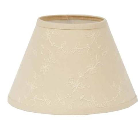 Cream Candlewicking Cream 14" Lampshade 4W430005 - The Fox Decor