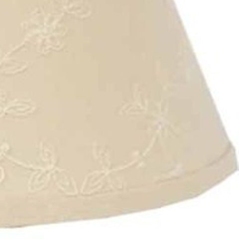 Cream Candlewicking Cream 14" Lampshade 4W430005 - The Fox Decor