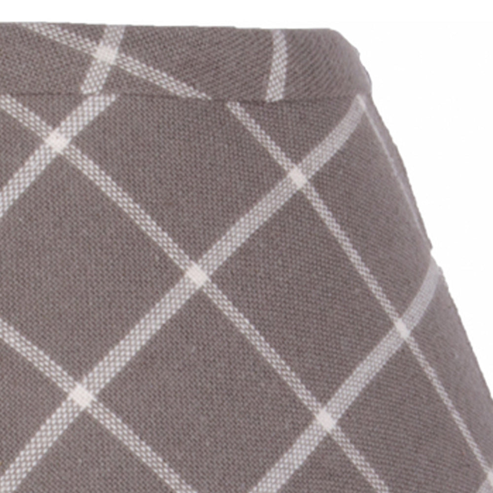 Summerville 14" Lampshade Pewter 4WRE0911 - The Fox Decor