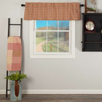 Thumbnail for Sawyer Mill Red Plaid Valance Curtain VHC Brands - The Fox Decor