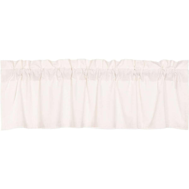 Simple Life Flax Antique White Valance Curtain 16x60 VHC Brands - The Fox Decor