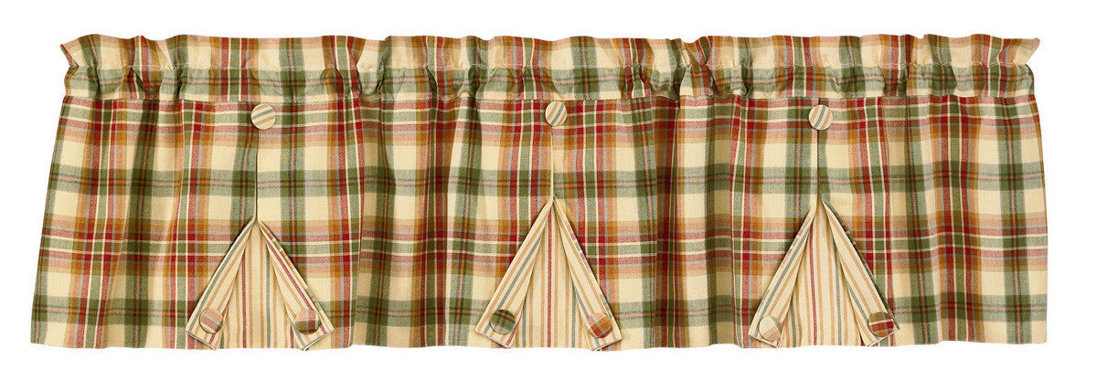 Lemon Pepper Valance - Pleated Park Designs - The Fox Decor