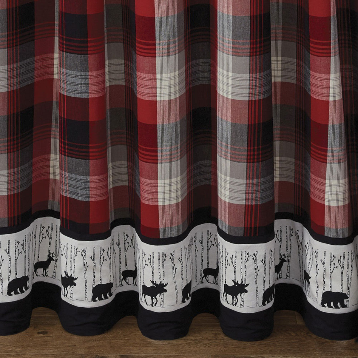 Champlain Border Shower Curtain 72