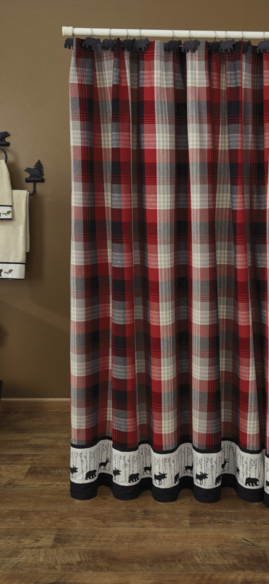 Champlain Border Shower Curtain 72