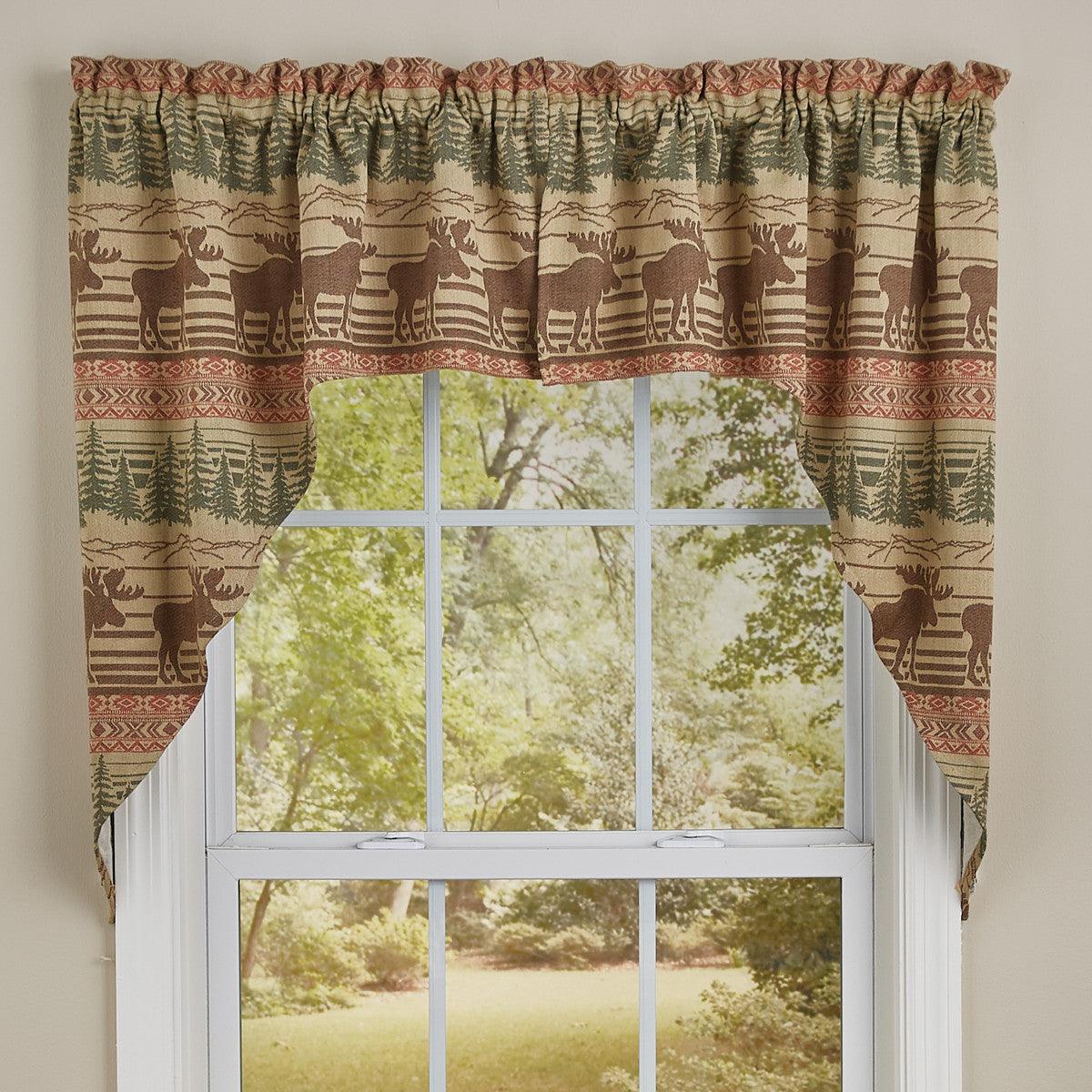 Moose Jacquard Swags - Park Designs - The Fox Decor