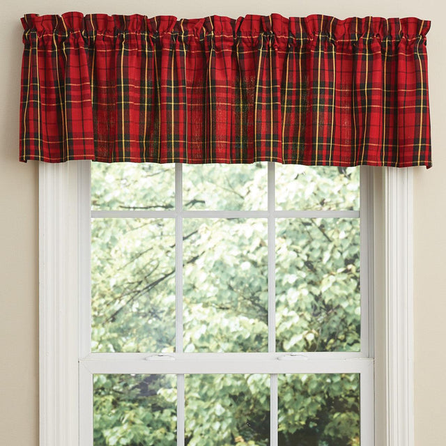 Sportsman Plaid Valance Park Designs - The Fox Decor