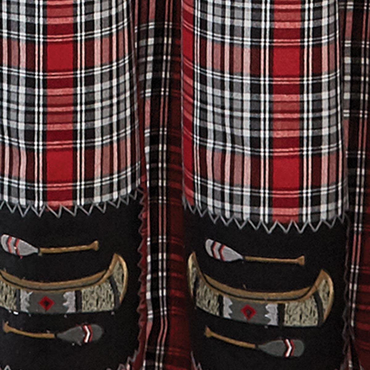 Wilderness Canoe Patch Shower Curtain 72