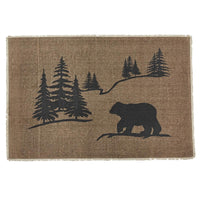 Bear Scene Rug - 2x3 Park Designs - The Fox Decor
