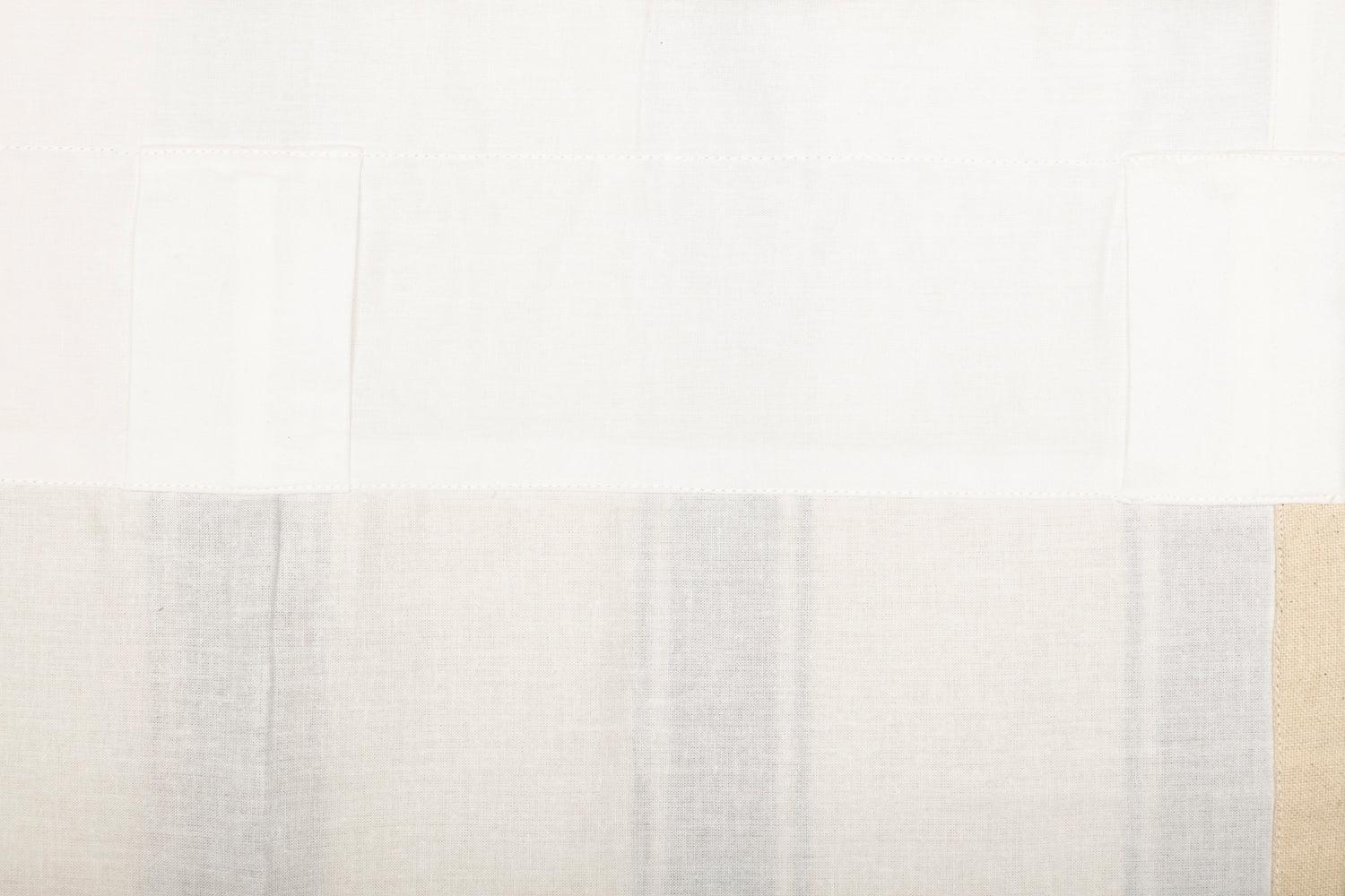 Grace Grain Sack Stripe Swag Set of 2 36x36x16 VHC Brands - The Fox Decor