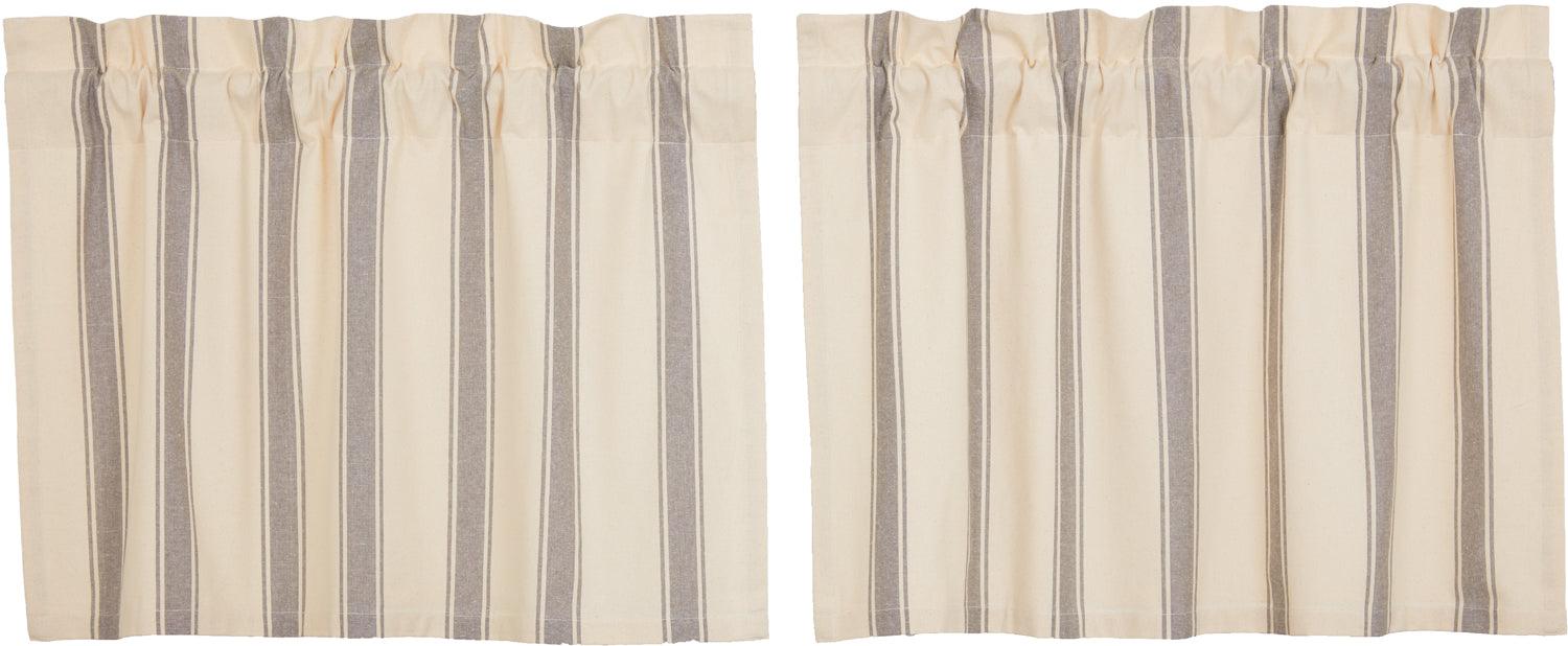Grace Grain Sack Stripe Tier Set of 2 L24xW36 VHC Brands - The Fox Decor