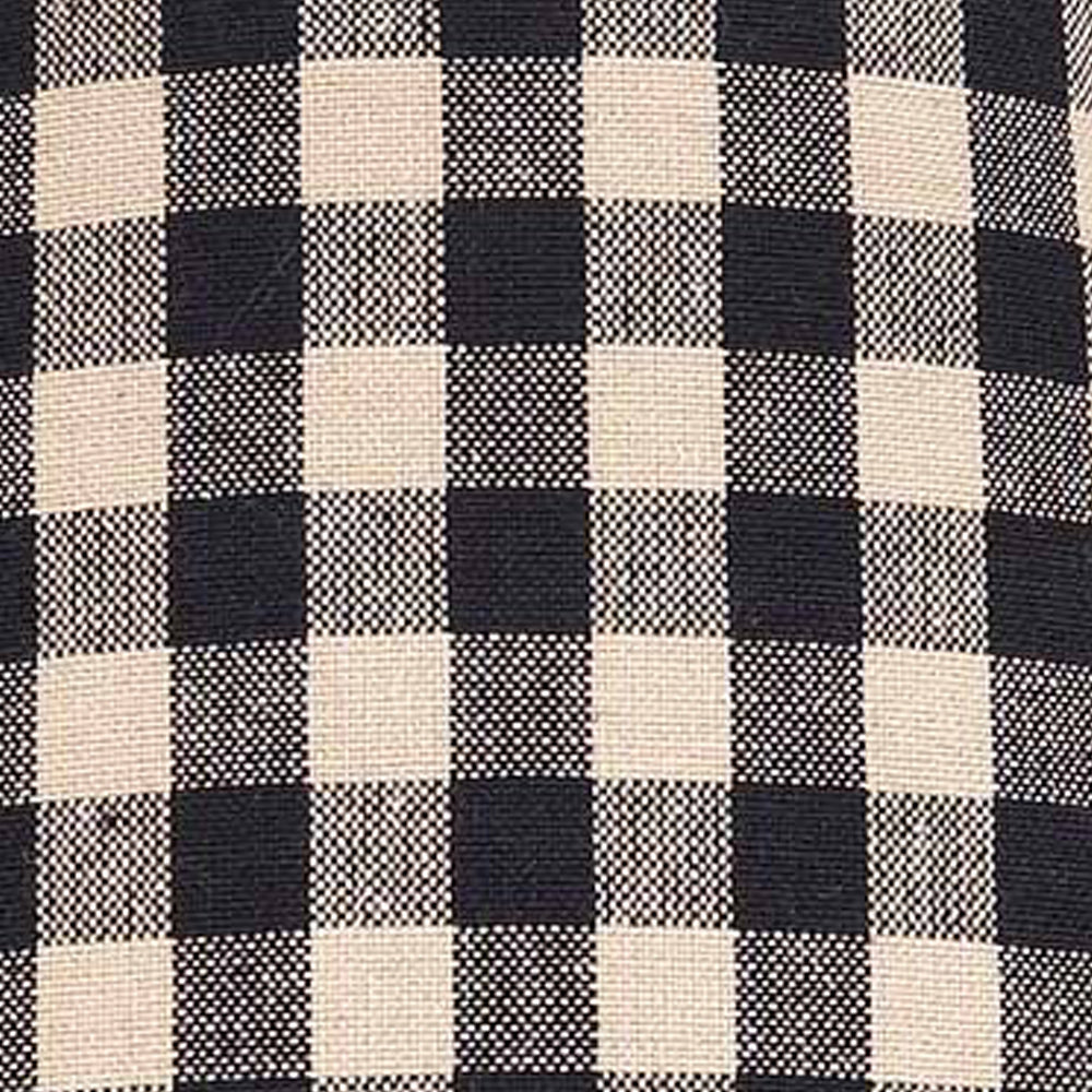 Black Nutmeg Heritage House Check Black 16" Lampshade 6W100011 - The Fox Decor