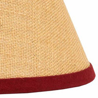 Barn Red Wheat Burlap Stripe 16
