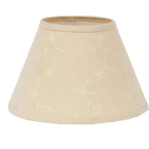 Cream Candlewicking Cream 16" Lampshade 6W430005 - The Fox Decor