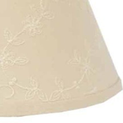 Cream Candlewicking Cream 16" Lampshade 6W430005 - The Fox Decor