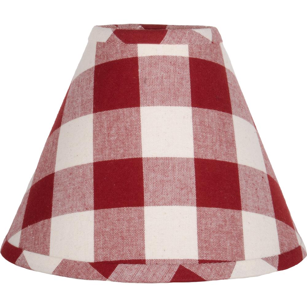 Barn Red Buttermilk Buffalo Check 16" Washer 6W510017 - The Fox Decor